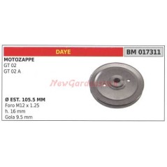 Pulley for GT 02A motorhoe DAYE 017311 | NewgardenAgri.com