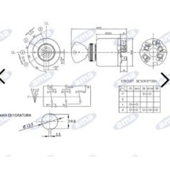 4-position ignition switch for agricultural tractor