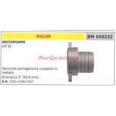 Hose connector and metal flange DUCAR motopump DP 50 040232 | NewgardenAgri.com