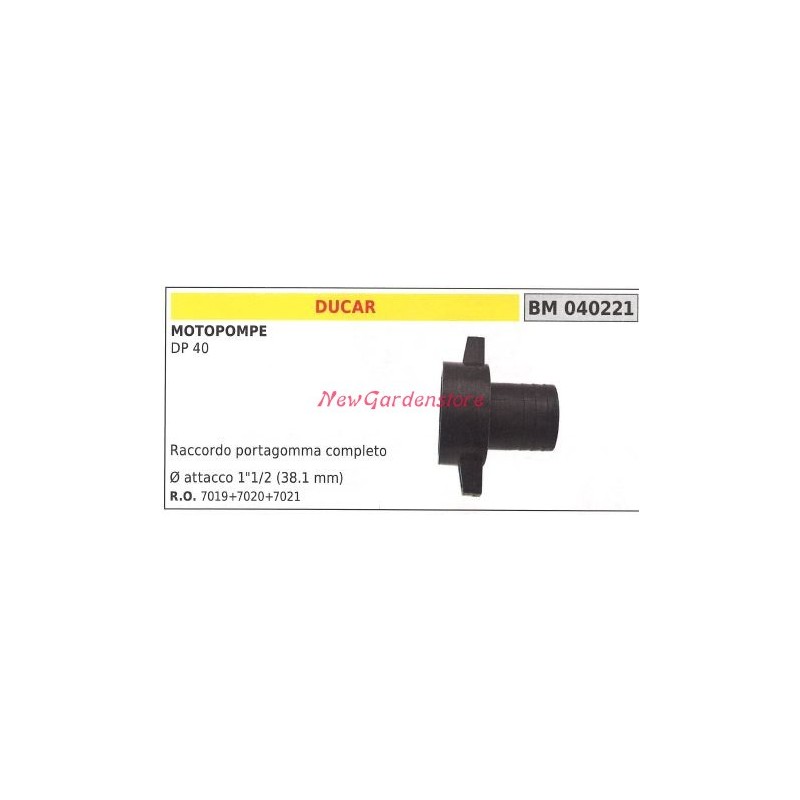 Conector de manguera para motobomba DUCAR DP 40 040221