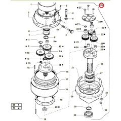 ORIGINAL ACTIVE Planetengetriebe Erdbohrer Modelle t143 - t152 022740 | NewgardenAgri.com