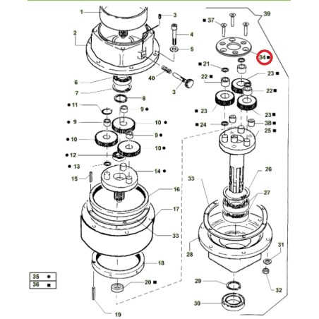 ORIGINAL ACTIVE auger models t143 - t152 022737 | NewgardenAgri.com