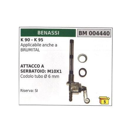 Grifo de combustible motocultivador BENASSI cultivador rotativo 004440 | NewgardenAgri.com