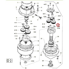 Satellite secondo stadio ORIGINALE ACTIVE trivella modelli t143 - t152 022717 | NewgardenAgri.com