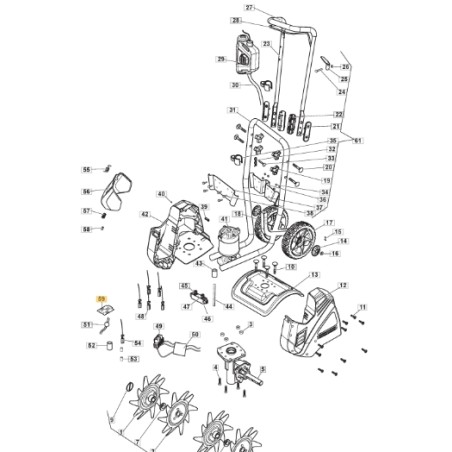 Carte électronique ORIGINALE STIGA modèle MR48Li motorhoe 118850047/0 | NewgardenAgri.com