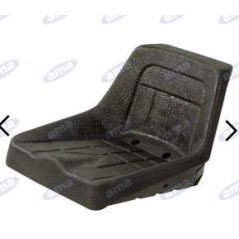 Unpainted seat with rails and armrests for agricultural tractor | NewgardenAgri.com