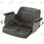 Asiento sin pintar con guías para tractor agrícola carretilla 00319