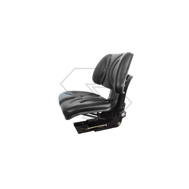 Standard black pvc seat for agricultural tractor