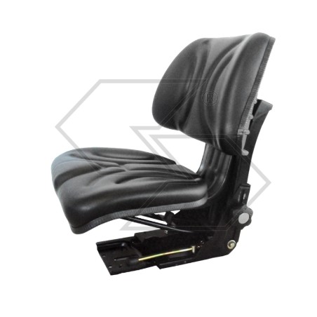 Standard black pvc seat for agricultural tractor | NewgardenAgri.com