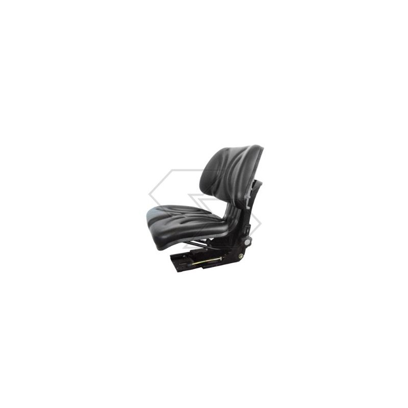 Asiento estandar pvc negro para tractor NEWGARDENSTORE A03069