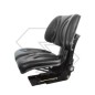 Black pvc standard seat for farm tractor NEWGARDENSTORE A03069