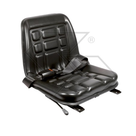 Asiento COBO estrecho con guía y cinturón de seguridad para tractor agrícola | NewgardenAgri.com