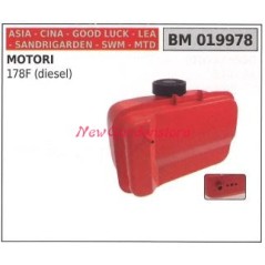 Serbatoio carburante CINA motore motozappa 178F DIESEL 019978 | NewgardenAgri.com