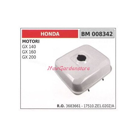 Depósito carburador HONDA para motor de motocultor GX 140 160 200 008342 | NewgardenAgri.com