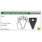 Narrow scoring blade section for D2002 motor mower