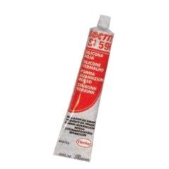 Tube silicone autonivelant 80ml LOCTITE 596 forme des joints couleur rouge | NewgardenAgri.com