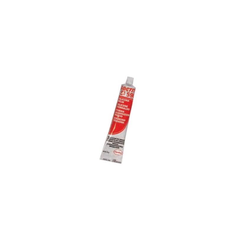 Tubo de silicona autonivelante 80ml LOCTITE 596 forma juntas color rojo