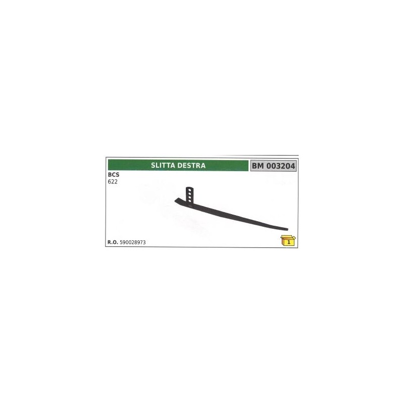 Right-hand swath for bcs 622 motor mower