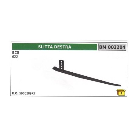 Slitta destra per motofalciatrice bcs 622 | NewgardenAgri.com