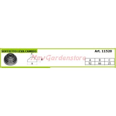 Gear shift lever bellow motor cultivator motor cultivator 11520 | NewgardenAgri.com