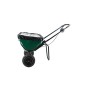 Towing fertiliser spreader 45 kg distributes fertiliser seed salt and sand 320633