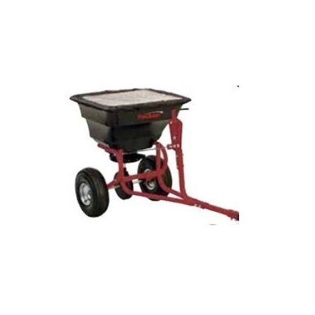 Wheeled towable fertiliser spreader for lawn tractors capacity 34kg | NewgardenAgri.com