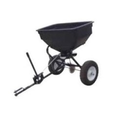 Wheeled towable fertiliser spreader for lawn tractors capacity 56 kg | NewgardenAgri.com