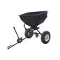 Wheeled towable fertiliser spreader for lawn tractors capacity 56 kg