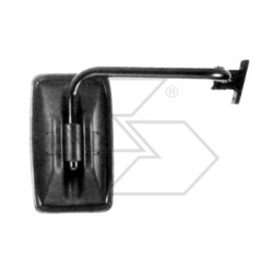 Right rear-view mirror for agricultural tractor cab BREDA 230x140mm | NewgardenAgri.com