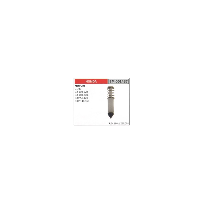 Spillo carburatore HONDA G100 GX100 GX120 motopompa 16011-ZE0-005