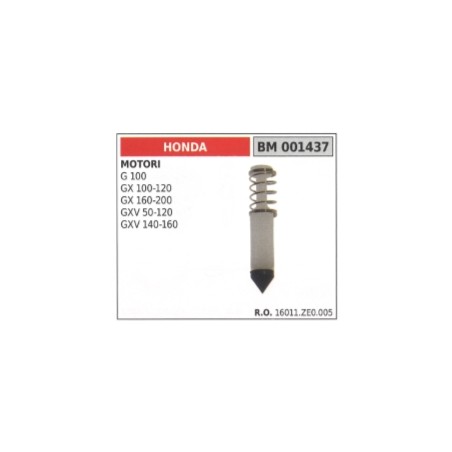 Spillo carburatore HONDA G100 GX100 GX120 motopompa 16011-ZE0-005 | NewgardenAgri.com