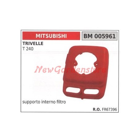 Supporto interno filtro aria MITSUBISHI motore 2tempi montato su trivella 005961 | NewgardenAgri.com