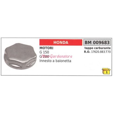 Bouchon de carburant HONDA tondeuse électrique G 150 200 009683 | NewgardenAgri.com