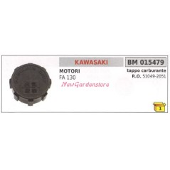 Fuel cap KAWASAKI motorhoe FA 130 015479 | NewgardenAgri.com