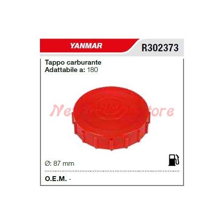 Tapón combustible YANMAR motobomba 180 R302373 | NewgardenAgri.com