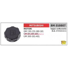 Bouchon de réservoir de carburant MITSUBISHI tracteur de marche GM 130 131 010807 | NewgardenAgri.com