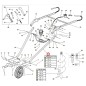 ORIGINAL ACTIVE châssis de roue gauche tarière modèles t152 020779