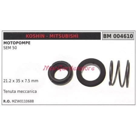 KOSHIN motor pump SEM 50 mechanical seal 004610 | NewgardenAgri.com