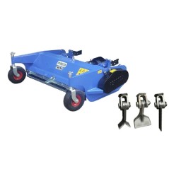 Front mounted mower PERUZZO TEG SPECIAL 1400 agricultural tractor ISEKI SF235 | NewgardenAgri.com