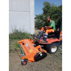 Front mounted mower PERUZZO TEG SPECIAL 1600 agricultural tractor KUBOTA F3560 | NewgardenAgri.com