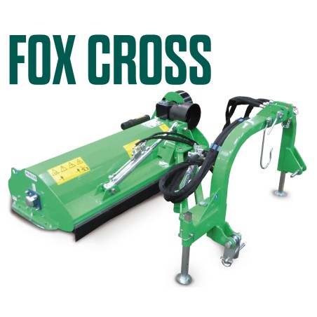 Faucheuse arrière PERUZZO FOX CROSS 1200 40 fléaux Attelage 3 points | NewgardenAgri.com