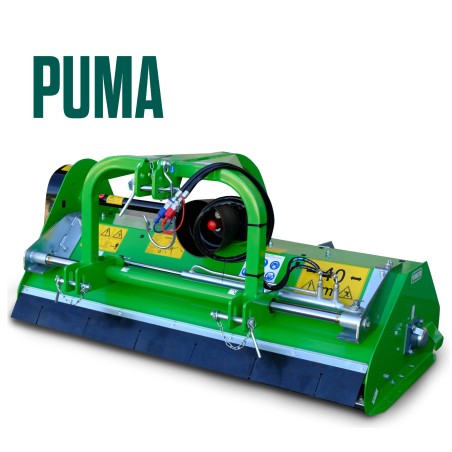 Rear mower PERUZZO PUMA 1200 3-point linkage side-shift | NewgardenAgri.com