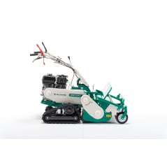 Self-propelled flail mower OREC HRC663 engine HONDA 270cc working width 65 cm tracked | NewgardenAgri.com