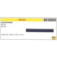 Tuyau d'essence DUCAR DP 25 - DP 40 pompe à moteur longueur 66mm Ø externe 8mm 038574 | NewgardenAgri.com