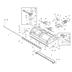 ORIGINAL GIANNI FERRARI 01.50.01.5511 mower mulcher conveyor tube | NewgardenAgri.com