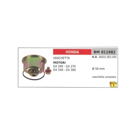 Komplette Ölwanne für HONDA Motor GX240 - GX120 - GX270 - GX340 Ø 50mm | NewgardenAgri.com