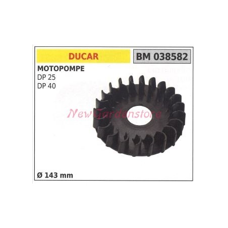 DUCAR Motorpumpe DP25 40 Ø 143mm magnetischer Lüfter 038582 | NewgardenAgri.com