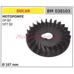 Magnetic flywheel DUCAR motopump DP80 DPT 80 Ø 167mm 038103 | NewgardenAgri.com