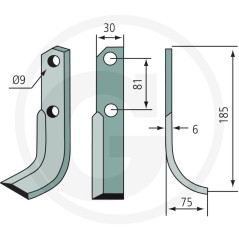 Bineuse compatible BERTOLINI NIBBI S.307 | NewgardenAgri.com