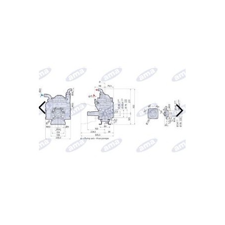 Pumpe AR 30 SP 2 Membranen zum Sprühen 34169